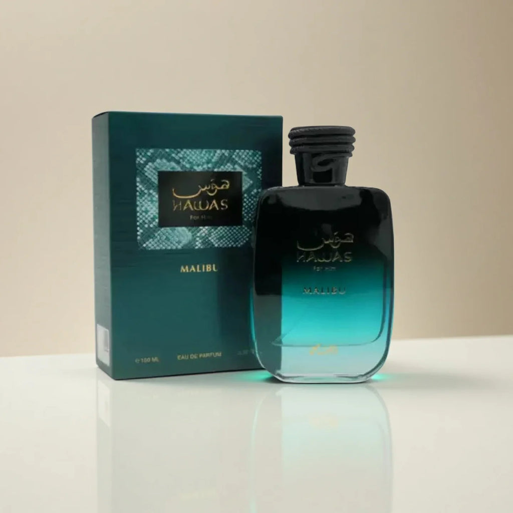 Rasasi Hawas Malibu Men's EDP Spray 3.38 Oz Edp Spray Perfume Fragrance for Men