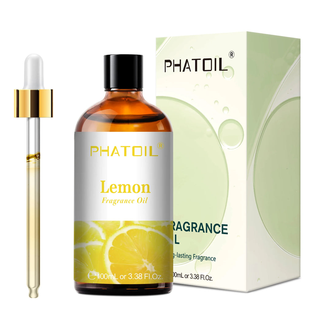 PHATOIL 100ml Aromatherapy Fragrance Oil Coconut & Vanilla Strawberry Cherry Lemon 1/2/3pcs Aroma Oil For Diffuser Candle Making