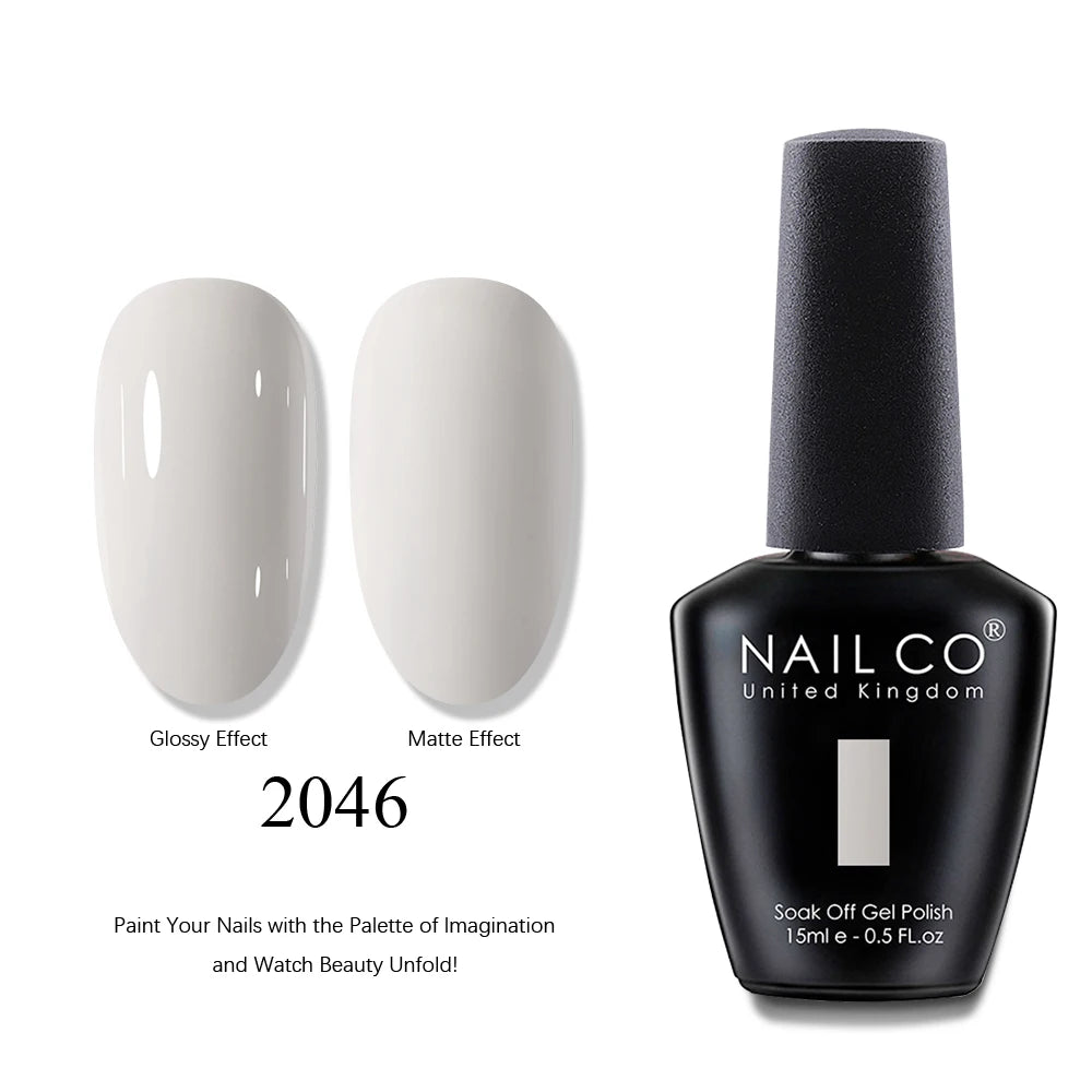 NAILCO 15ml Brown Nails Art Red Color Gel Nail Polish Semi-permanent UV Gel Polish Coffee Manicure Chocolate Hybrid Nail Varnish