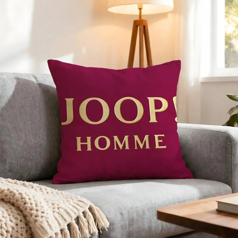 Brand Joop Cushion Cover 4Pcs Decorative Covers Soft Cushion Case for Sofa Couch Decor 40x40 45x45 Pillowcases