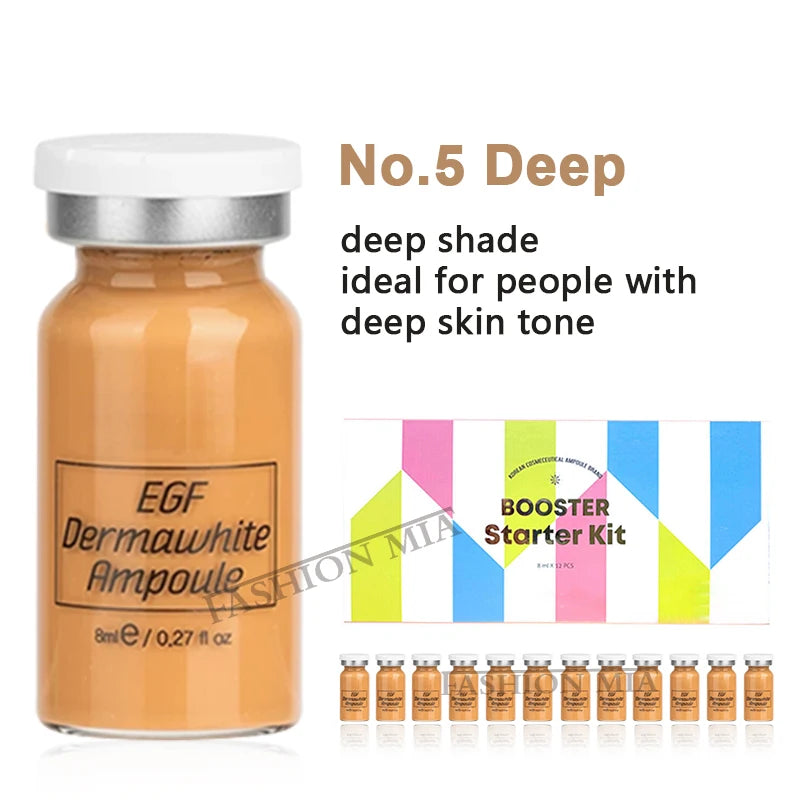 8ml BB Cream Glow Serum Ampoule Essence Facial Niacinamide/Peptide Foundation Moisturizing Hyaluronic Acid Skin Care Beauty