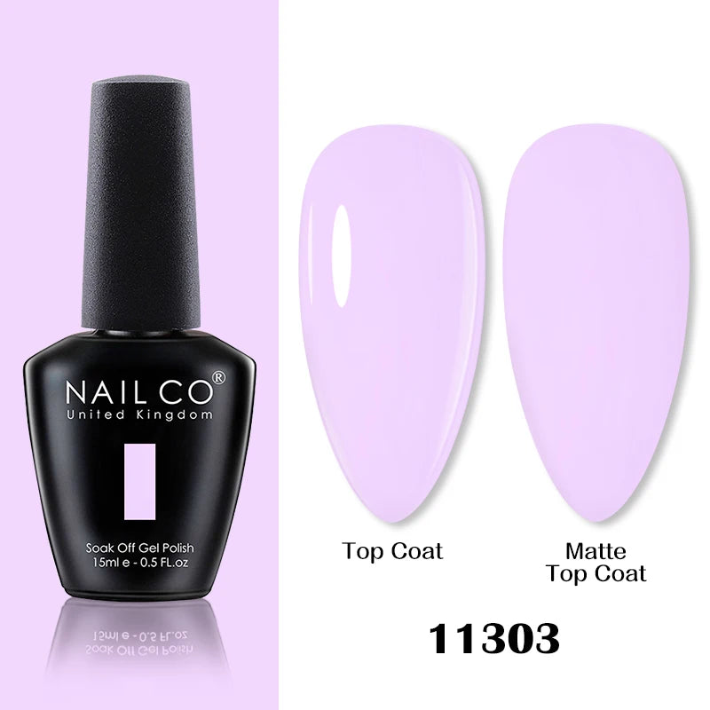 NAILCO 15ml Brown Nails Art Red Color Gel Nail Polish Semi-permanent UV Gel Polish Coffee Manicure Chocolate Hybrid Nail Varnish