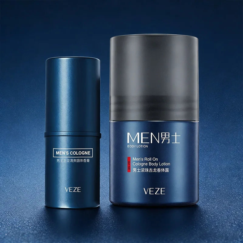 Fanzhen Men's Solid Cologne - Light and Fresh Scent, All-Over Use, Portable Stick for On-the-Go Convenience