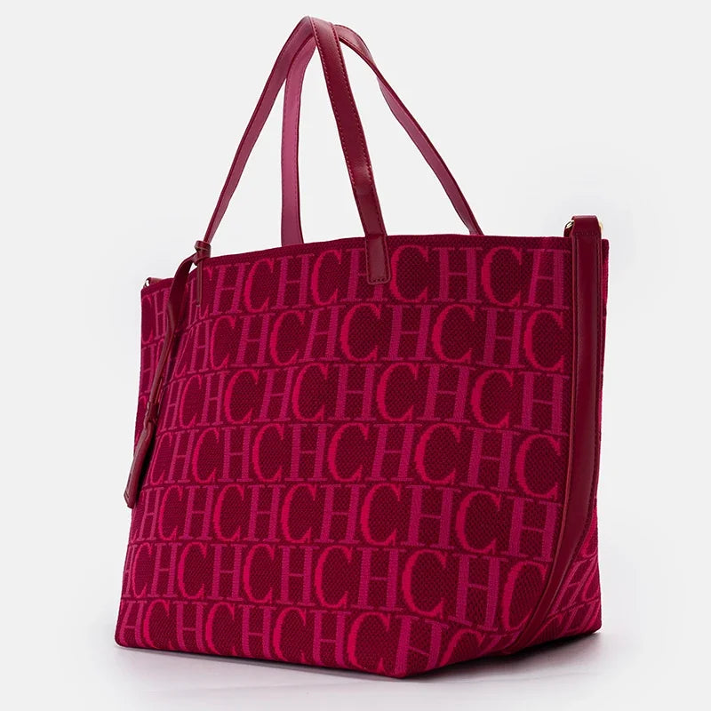 Fashion Simple Women's Commuter Travel Bag Classic Retro Large Capacity Pure Color Bucket Bag Trend Letter New Ladies Handbag