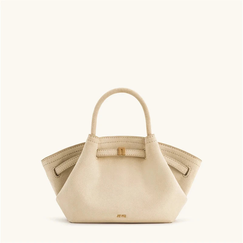 JW PEI Women's Dumpling Bag Large Capacity Tote Handbag, Trendy Shoulder Bag Light Luxury Soft Leather Casual Daily Crossbody