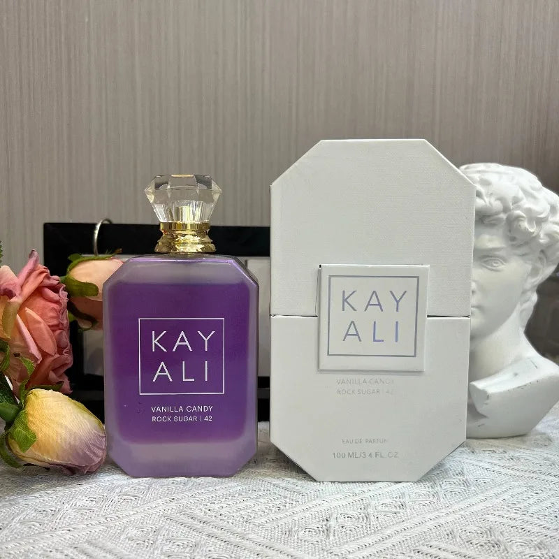 Kayali Perfume Unisex Parfum 100ml Long Lasting Floral Fruity Vanilla Candy Rock Sugar The Wedding Silk Santal Sweet Diamond 81
