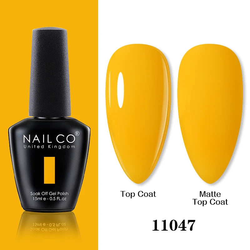NAILCO 15ml Brown Nails Art Red Color Gel Nail Polish Semi-permanent UV Gel Polish Coffee Manicure Chocolate Hybrid Nail Varnish