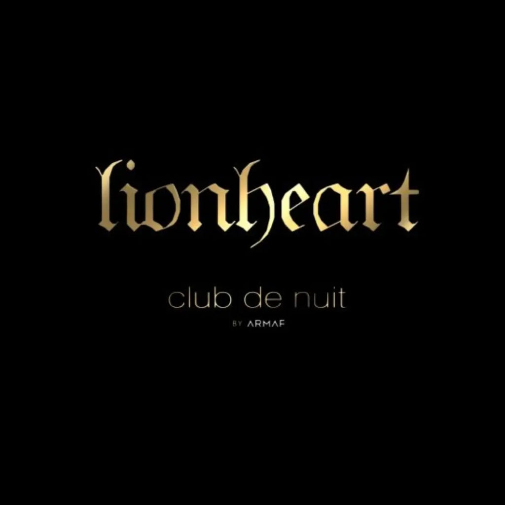 Armaf "Club De Nuit Lion Heart Edp SPR 3.4 Floz Clean Amber Vanilla Unisex Cologne All-Day Wear Birthday Gift  Fresh Woody Scent