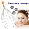 Octopus Head Massager Scratching Scalp Relaxation Relief Body Massager Scratcher Relieves Tension Health Care Tools Random Color