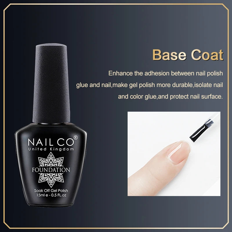 NAILCO 15ml Brown Nails Art Red Color Gel Nail Polish Semi-permanent UV Gel Polish Coffee Manicure Chocolate Hybrid Nail Varnish