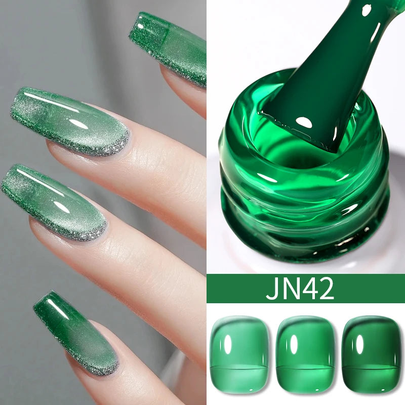BORN PRETTY 10ml Translucent Jelly Nude Gel Nail Polish Colorful  Varnish Semi Permanent UV LED Nail Art  Manicure Gel