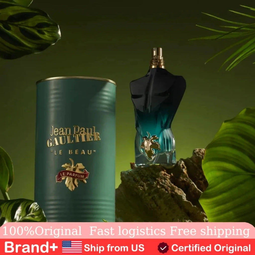Jean Paul Gaultier Les Males De Le Beau Le Parfum Eau De Parfum Intense 4.2 Oz Long Lasting Cologne Persistence Natural Portable