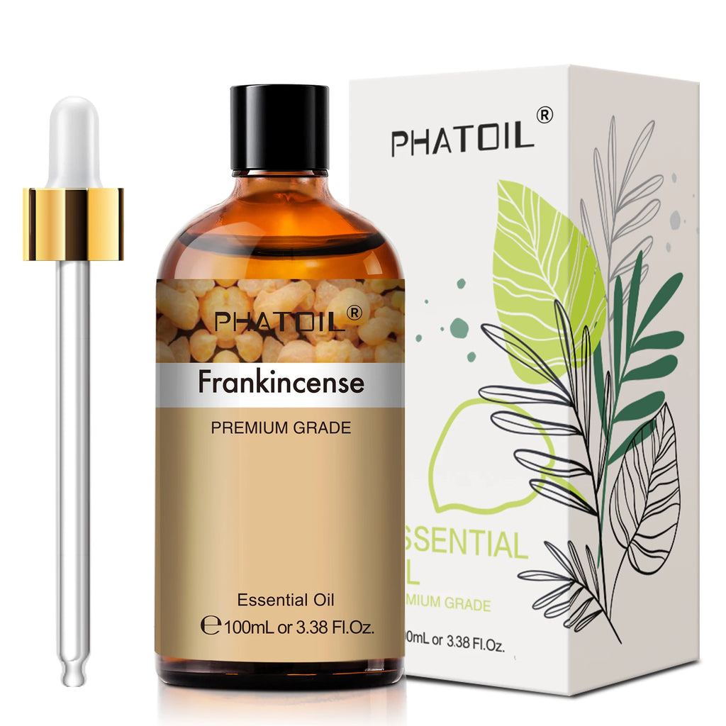 PHATOIL 100ml Pure Essential Oil Lavender Jasmine Vanilla Sandalwood Sweet Orange Lemon Aromatherpay Essential Oils For Diffuser