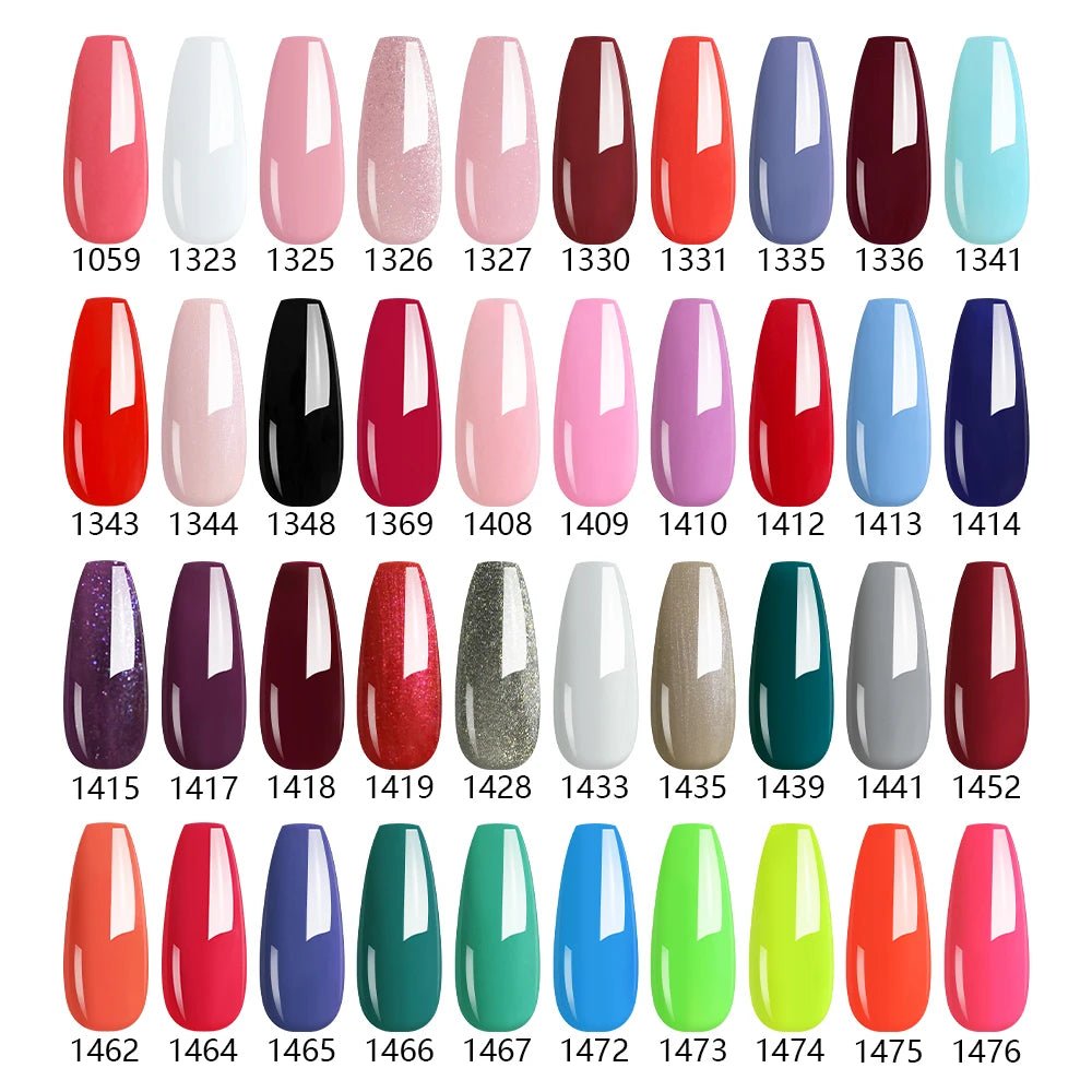 Clou Beaute 15ml Red Color Gel Polish Vernis Semi Permanent UV Varnish Gel Nail Polish Hema TPO Free Nails Art Manicure TOP BASE