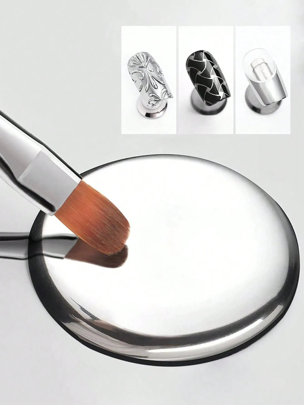 15ML Mirror Silver Metallic Painting Gel Nail Polish Soak Off Gel Nail Polish Silver Mirror Glitter UV Gel For Home Manicure DIY