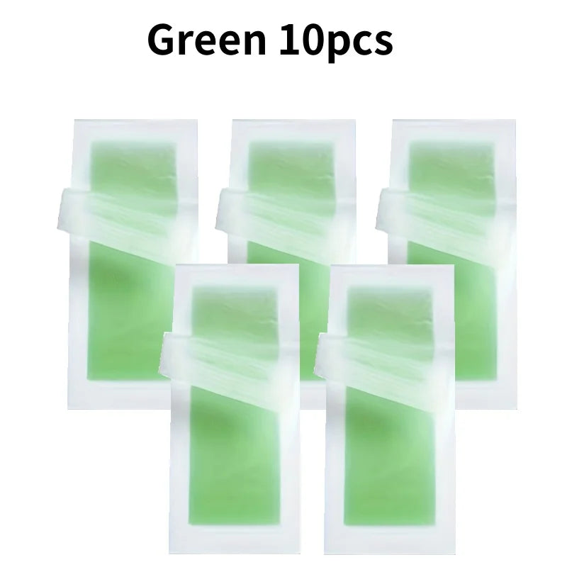 Professional Warning Tapes For Summer Hair Removal, Double Face Cold Warning Paper For Legs, Body, Face,6 Sticks, 10/20 Sticks