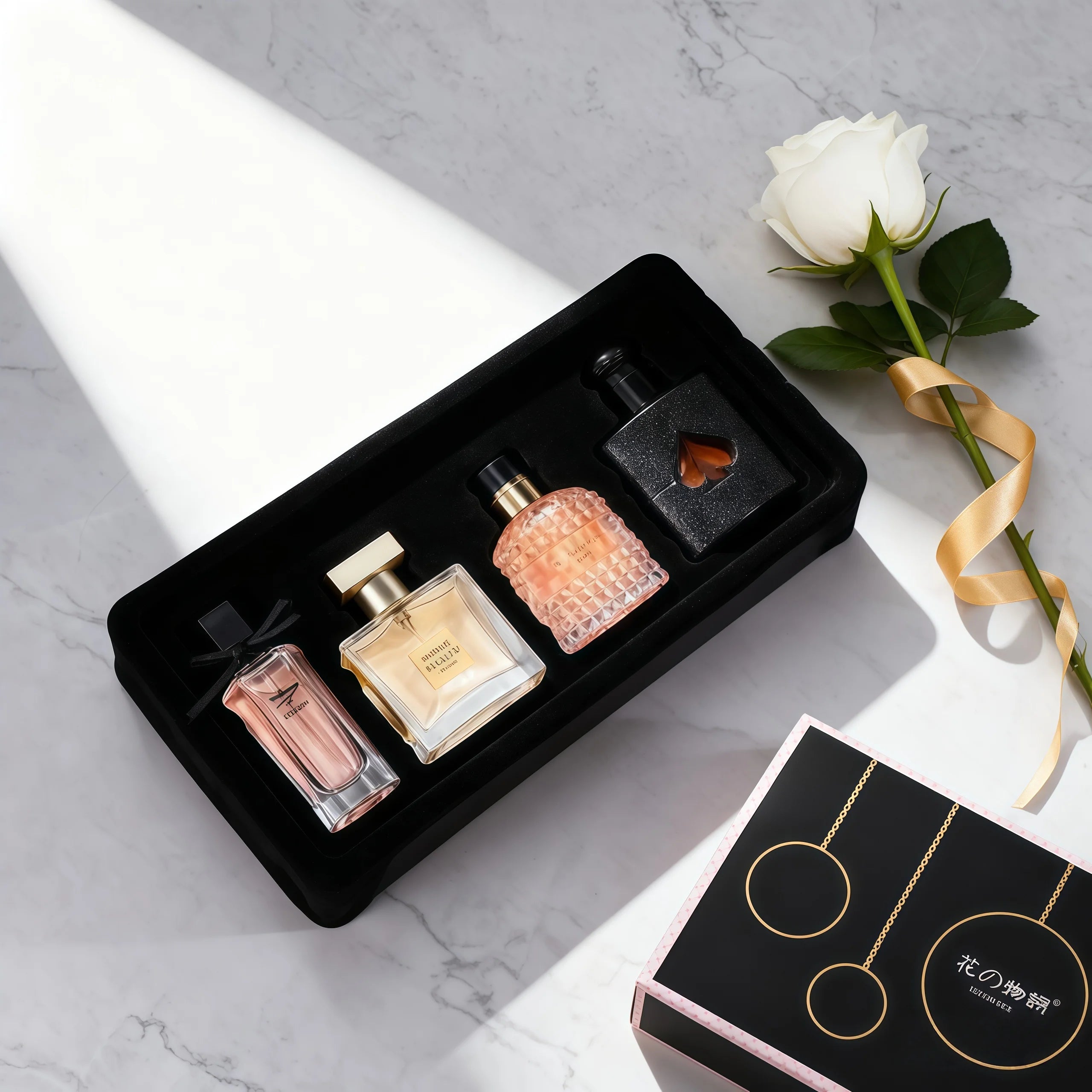 Original Women Perfume 105ml Eau De Parfum Fresh Plant Floral Scent Lasting Fragrance Gift Box Four Piece Set