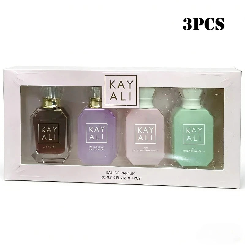 Kayali Arabic Perfume Set 30ml X4 Long Lasting Luxury Unisex Portable Mini Fragrance Collection Sweet Rich Smooth Premium Exotic