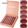 6Pcs Matte Liquid Lipstick Set - Waterproof, Long Lasting & Non-Stick Cup Velvet Lip Gloss - Highly Pigmented Nude & Bold Lip Color Kit - Perfect Beauty Gift For Women & Girls