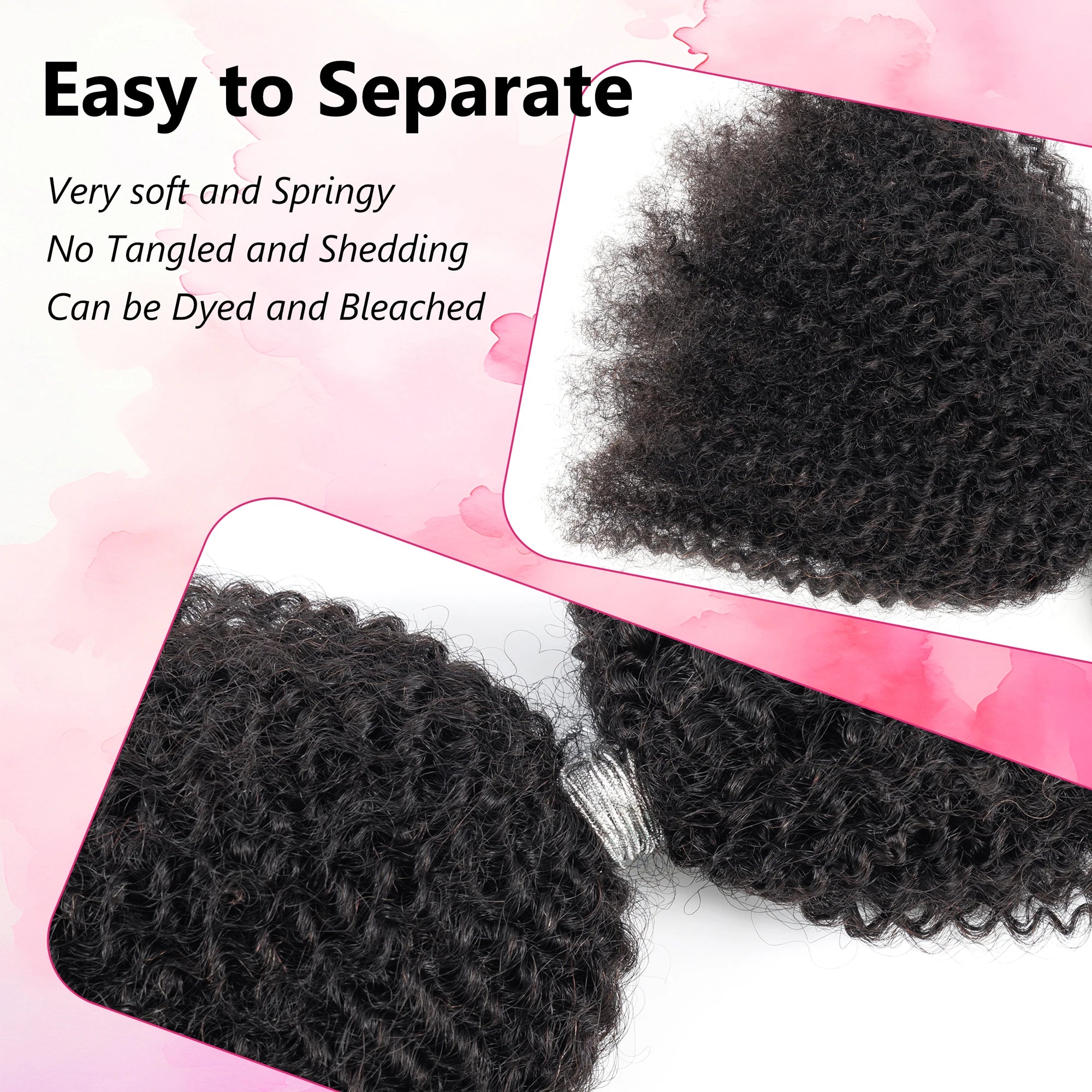 Factory Price High Quality African Hair Braiding 27-1B-27 Human Hair Kinky Twist Micro Twist Extension with Human Hair