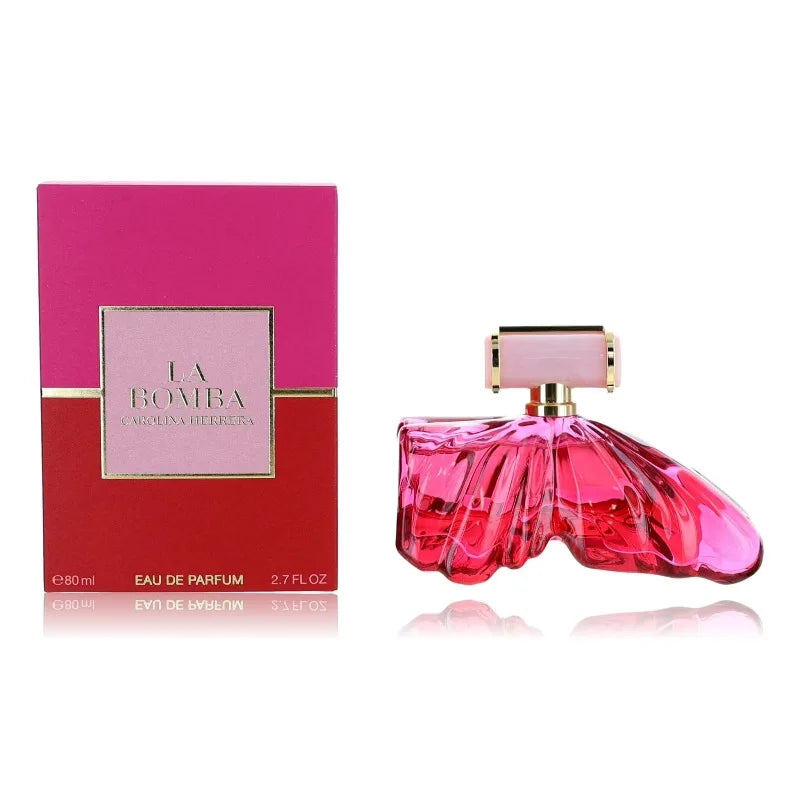Carolina Herrera La Bomba EDP Spray 2.7 Ounce Original Arab Perfumes 80 ML Lasting Oriental Floral Pheromones Perfume for Women