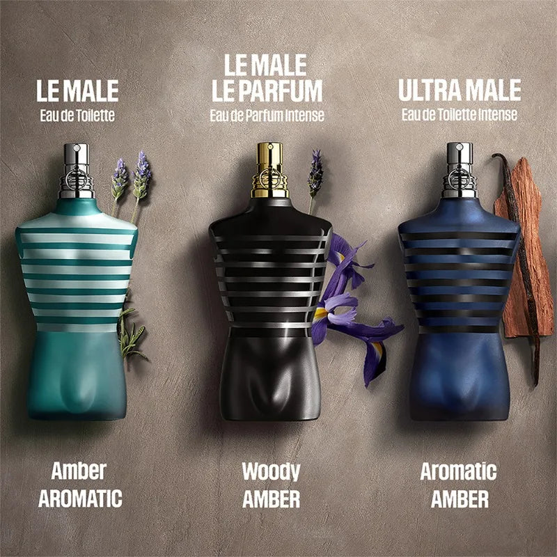 Jean Paul Gaultier Series Le Male Le Eau de Parfum 4.2 Ounce Premium Natural Lasting Oriental Pheromones Cologne French Perfume