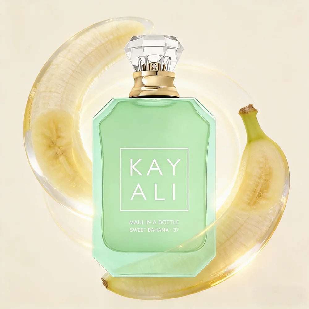 KAYALI | Maui In A Bottle Sweet Banana 37 Eau de Parfum | 100ml / 3.4oz Tropical Gourmand Perfume for Women | Sweet Banana, Coco