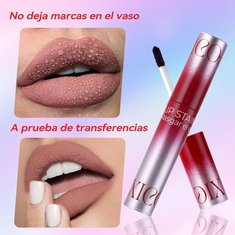 Lip Lacquer Tearing Matte Tear-off Lip Balm Long-lasting Easy-to-color Lipstick