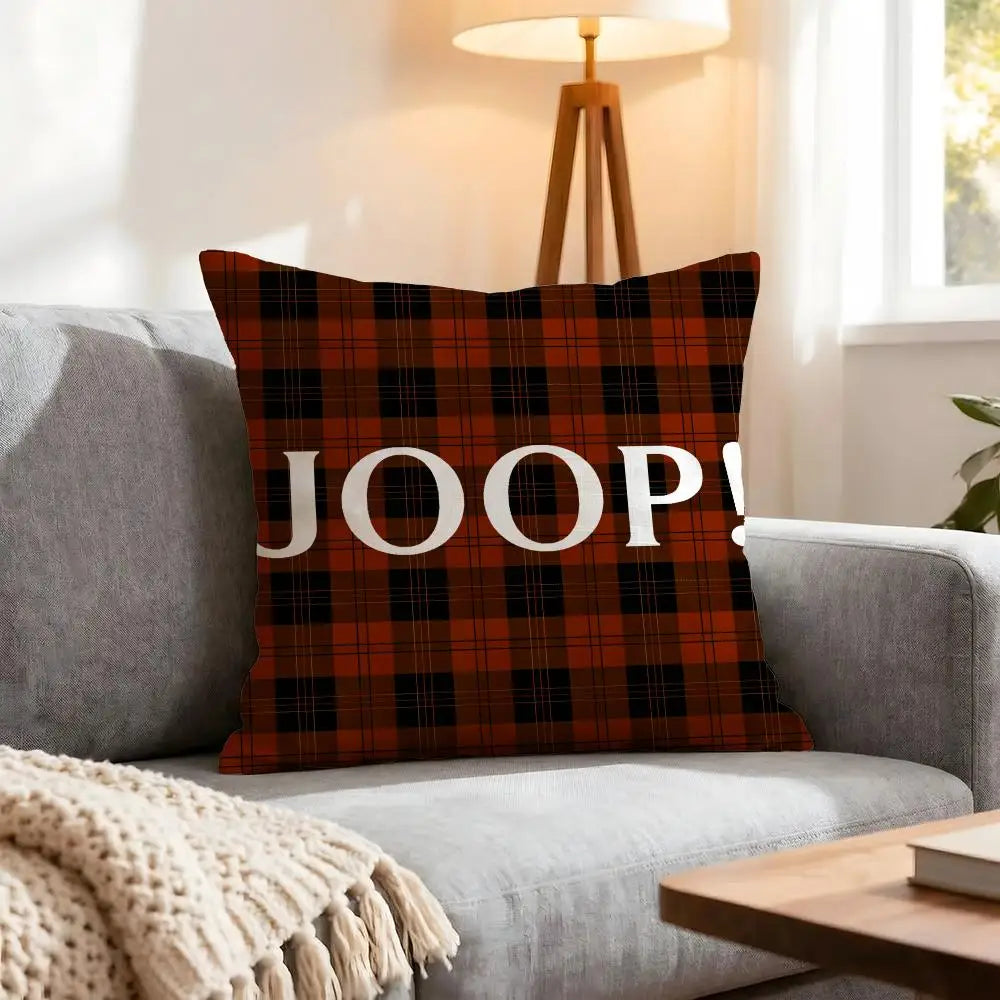 Brand Joop Cushion Cover 4Pcs Decorative Covers Soft Cushion Case for Sofa Couch Decor 40x40 45x45 Pillowcases