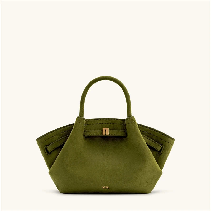 JW PEI Women's Dumpling Bag Large Capacity Tote Handbag, Trendy Shoulder Bag Light Luxury Soft Leather Casual Daily Crossbody