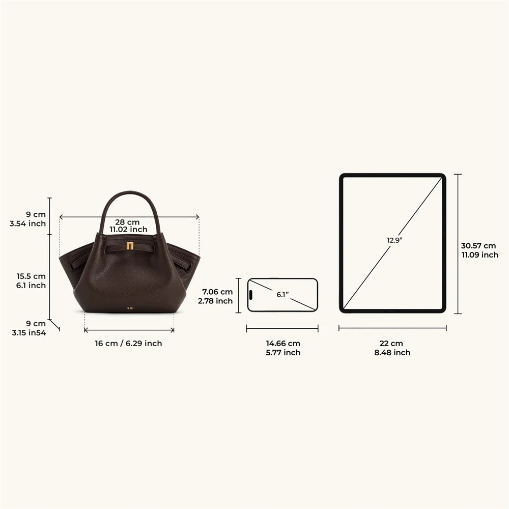 JW PEI Women's Dumpling Bag Large Capacity Tote Handbag, Trendy Shoulder Bag Light Luxury Soft Leather Casual Daily Crossbody