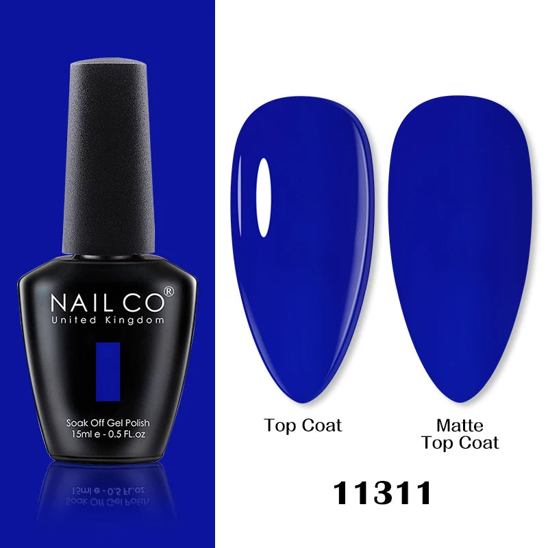 NAILCO 15ml Brown Nails Art Red Color Gel Nail Polish Semi-permanent UV Gel Polish Coffee Manicure Chocolate Hybrid Nail Varnish