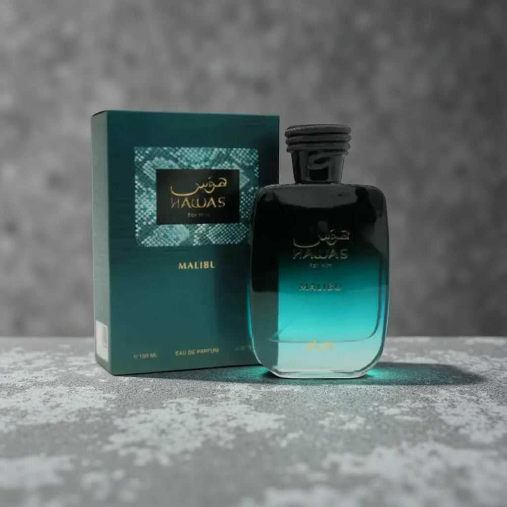 Rasasi Hawas Malibu Men's EDP Spray 3.38 Oz Edp Spray Perfume Fragrance for Men
