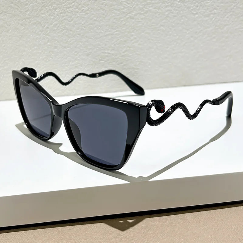 Stylish Decorative Eyewear for Streetwear, Parties, Casual Outfits, Streetwear Eyewear | Cateye Glasses | Waist Chain Detail
