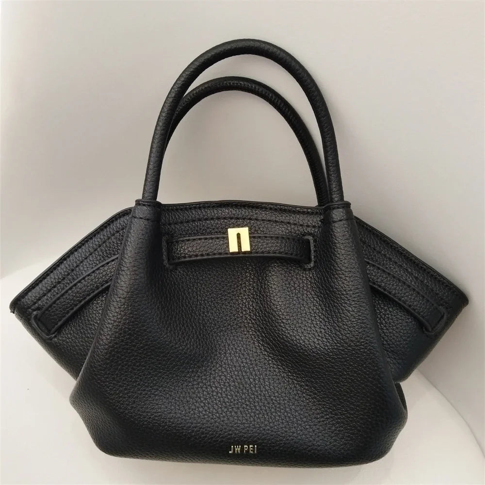 JW PEI Women's Dumpling Bag Large Capacity Tote Handbag, Trendy Shoulder Bag Light Luxury Soft Leather Casual Daily Crossbody