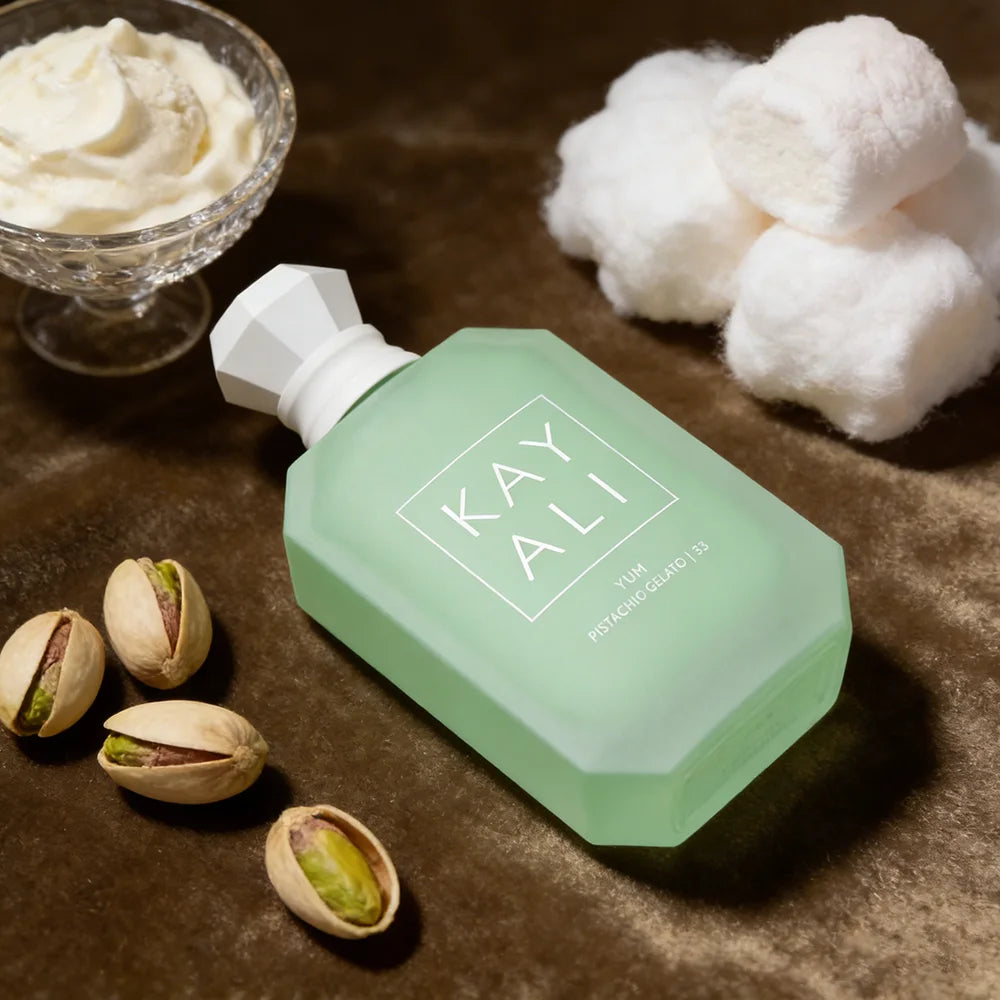 KAYALI YUM PISTACHIO GELATO | 33 Eau de Parfum Intense | 3.4 oz / 100 ml Luxury Niche Perfume for Women & Men | Decadent Gourman