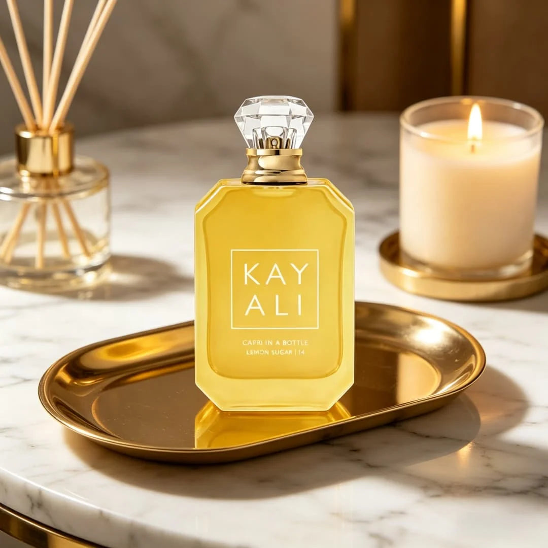 Kayali Capri Lemon Sugar No. 14 Neutral perfume, lemon sea salt amber, refreshing citrus tone, full of summer holiday atmosphere