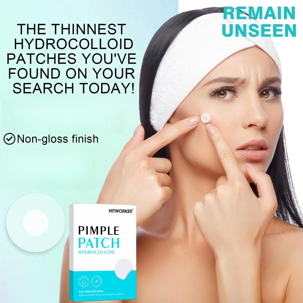 144/360/720pcs Hydrocolloid Acne Pimple Patches for Face, Effective Blemish Spot Treatment, Invisible & Skin-Friendly