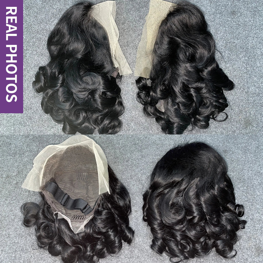 Bob Wigs Body Wave Human Hair Short Bob 13x4 13x6 Lace Front Wig Black 250 Density Glueless Black Lace Frontal Wigs Pre No Gluez