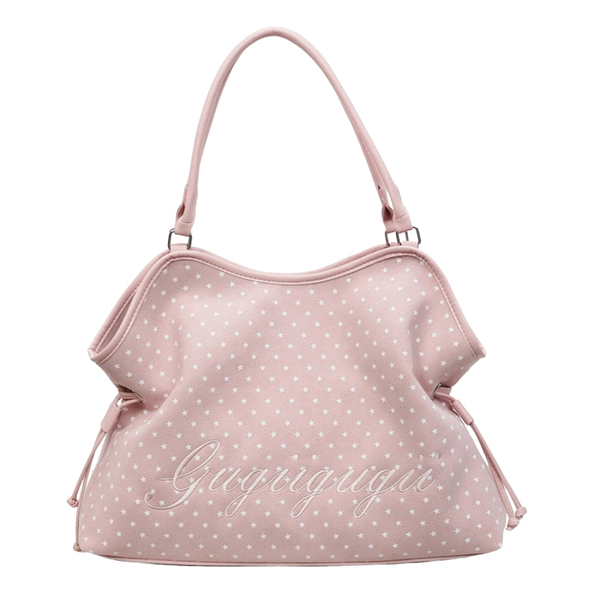 New Brand Women's Shoulder Bag Y2k Fashion Sweet Polka Dot Handbag Korean Casual Versatile Leopard Print Brown Frosted Tote Bags