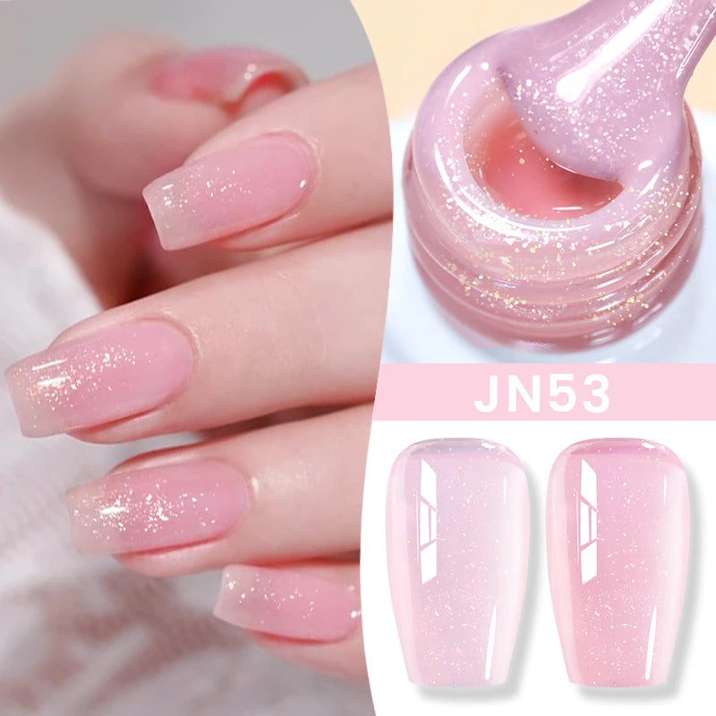 BORN PRETTY 83 Colors 10ml Jelly Nude Gel Nail Polish Autumn Amber Semi Transparent Manicure Soak off UV LED Nails Gel Varnish