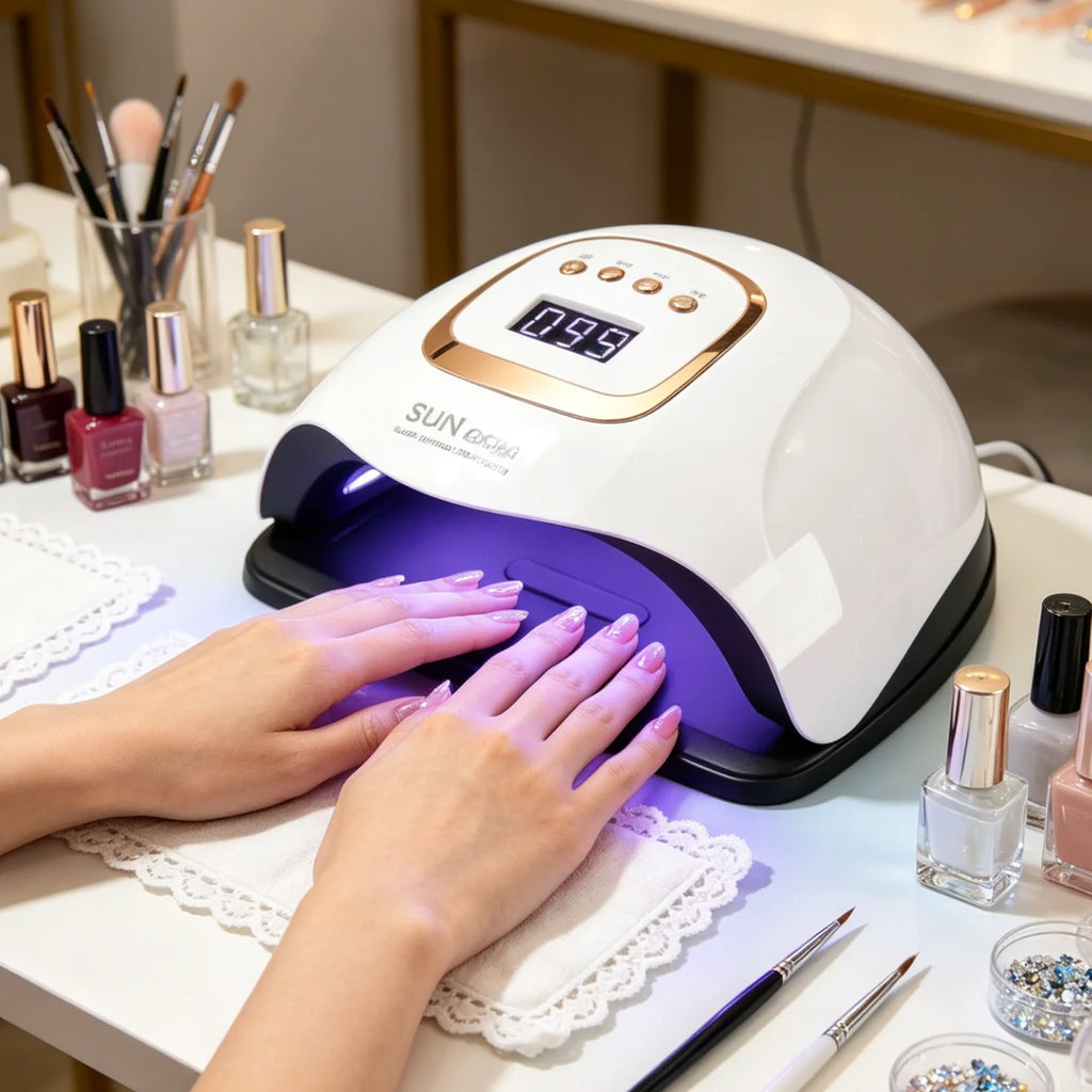 81 LED, Auto Sensor, 4 Timer Settings, Fast Curing for Gel Polish Manicure & Pedicure
