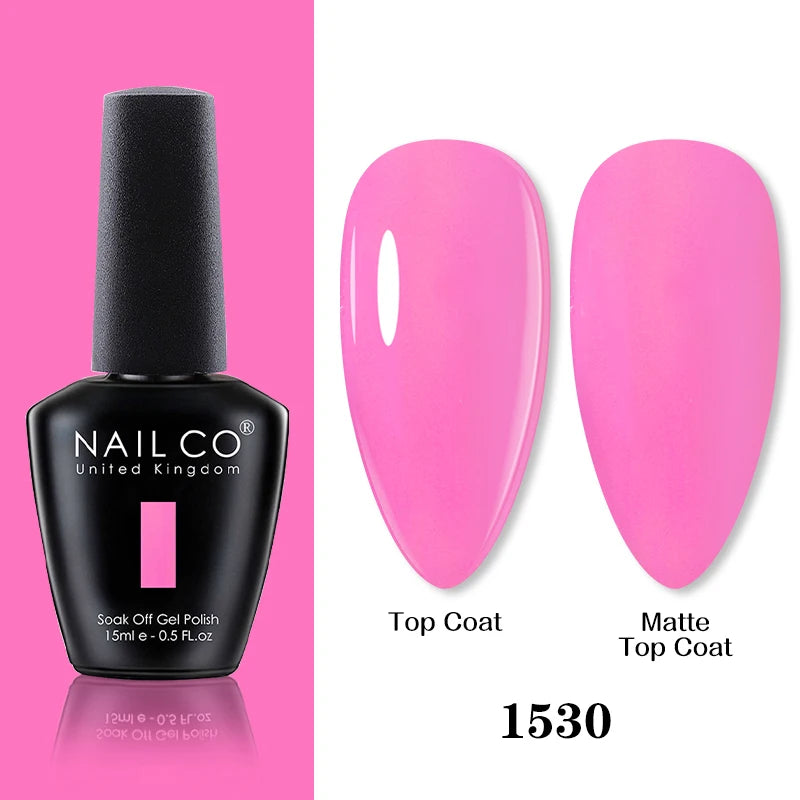 NAILCO 15ml Brown Nails Art Red Color Gel Nail Polish Semi-permanent UV Gel Polish Coffee Manicure Chocolate Hybrid Nail Varnish