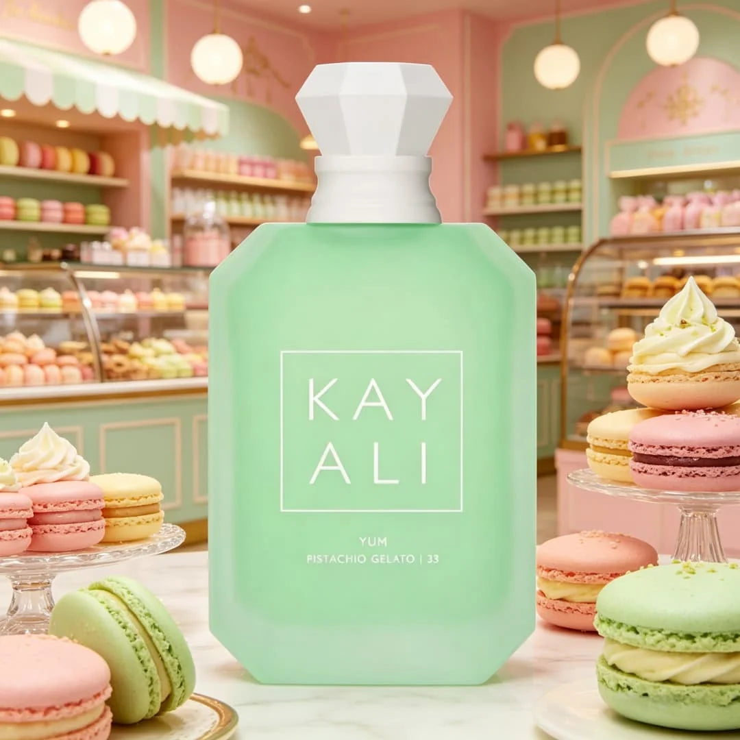 Kayali Yum Pistachio Gelato ，33: Creamy Nutty Scent with a Cozy, Playful Vibe