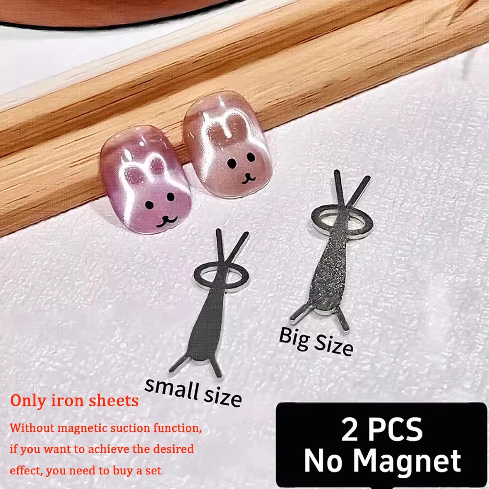 1/2Pcs Vortex/lollipop Cat's Eye Nail Magnet Pen Create Water Ripple Swirl Effect Magnetic Stick for Gel Polish Manicure Tools &