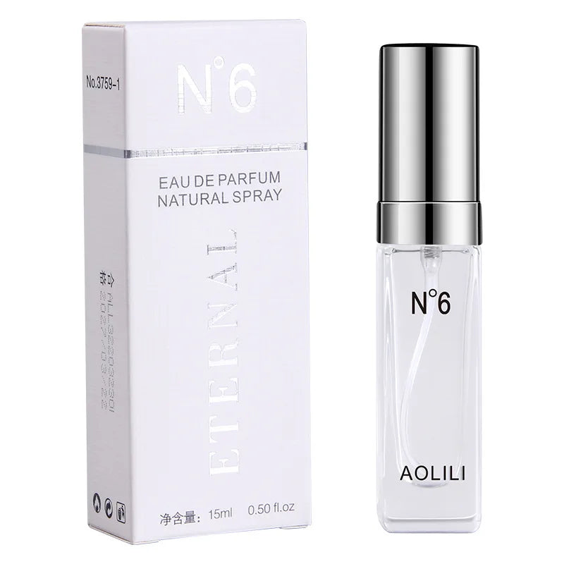 N6 Women Men Unisex Perfume Fresh Floral Long Lasting Light Fragrance Portable Business Cologne Student Gift 15ml man parfum