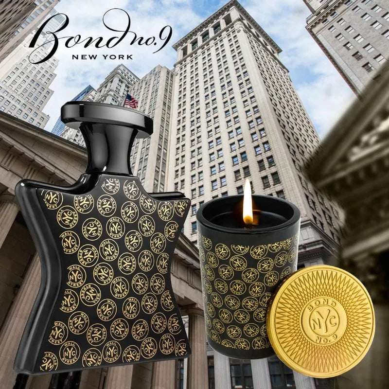 Bond No 9 New York Wall Street Eau de Parfum Spray 3.4 Oz Premium Lasting Fresh Aromatic Aquatic Unisex Pheromones Perfume 100ML