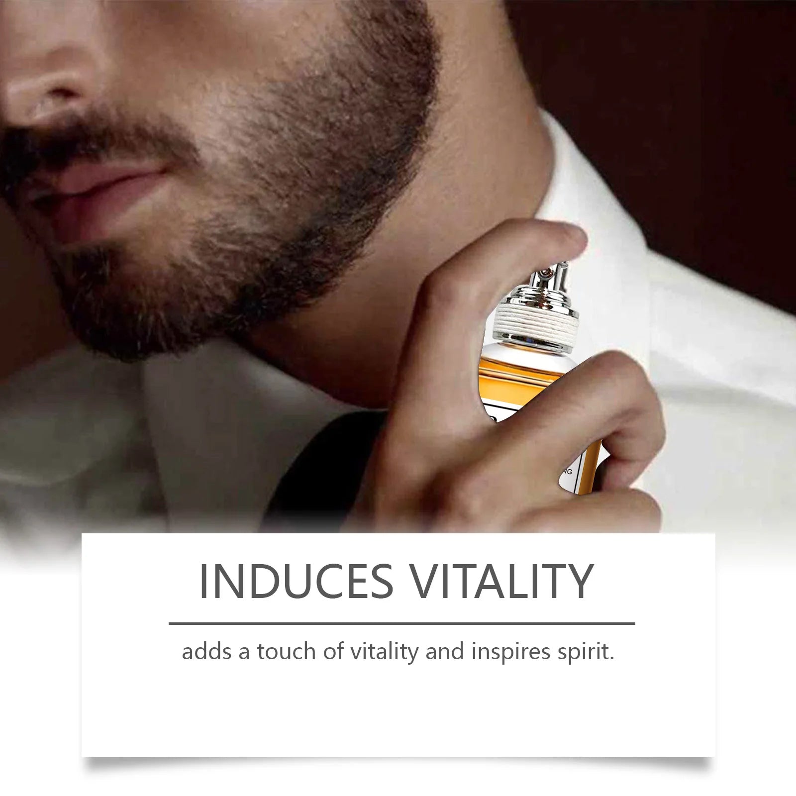 Roxelis Charming Wood Cologne Tobacco Woody Perfume for Men Long Lasting Fragrance Pheromone Scent Gentlemen Dating