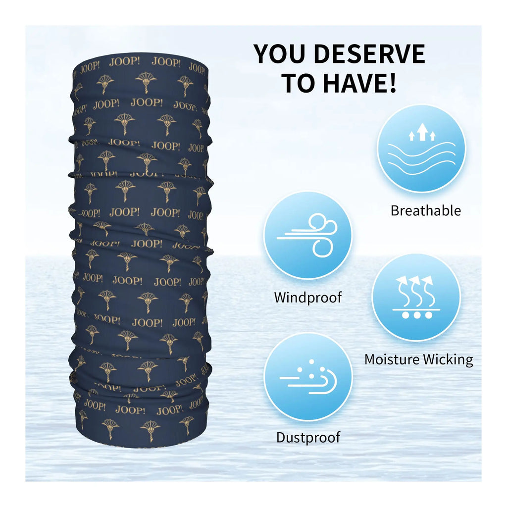 Custom J-joops Bandana Winter Neck Warmer Men Windproof Wrap Face Scarf for Ski  Gaiter Headband