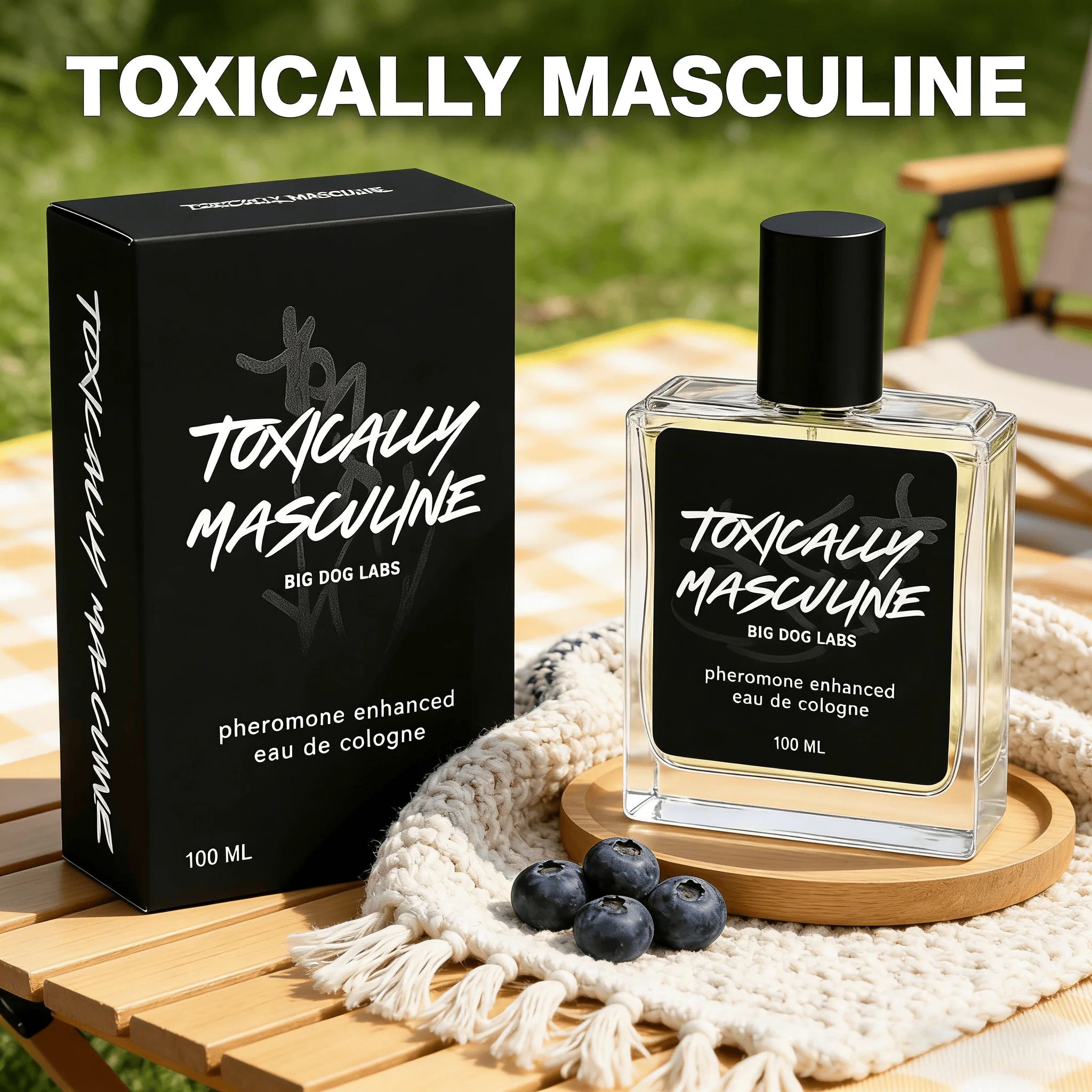 Toxically Masculine - Pheromone Infused Cologne, Men'S Pheromone Cologne, Men'S Cologne, Long-Lasting Fresh Fragrance